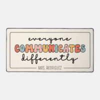 Custom Colourful Everyone Communicates Differently