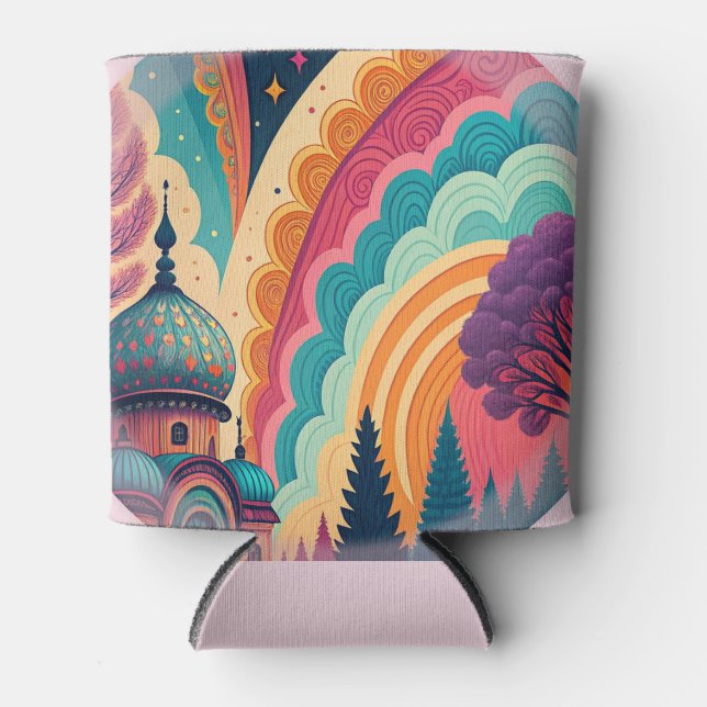 Custom Colourful Fantasy Can Cooler (Front)