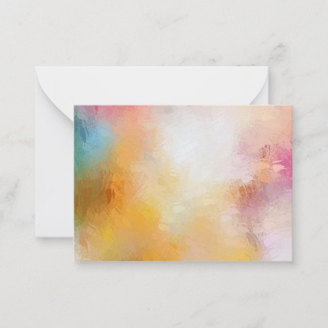 Custom Colourful Modern Abstract Blank Template (Front)