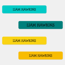 Custom Colourful Simple Childs Clothing Name kids