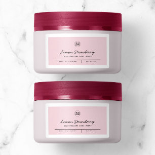 Custom Colours Add Logo Script Lines Product Label