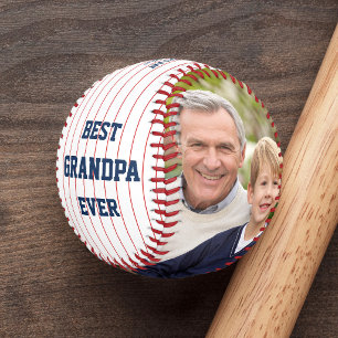 Custom Colours Best GrandPa Father's Day Photo Baseball