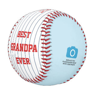 Custom Colours Best GrandPa Father's Day Photo Baseball