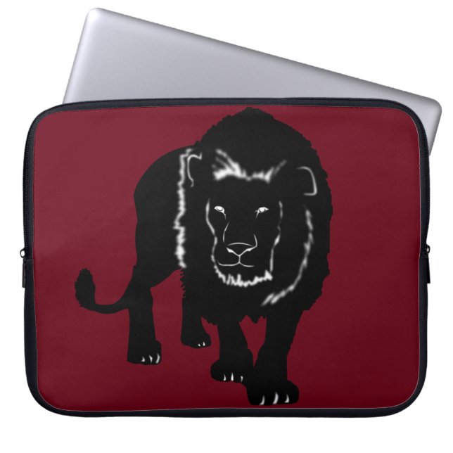 Custom Colours Laptop Sleeve with Lion - Your Colo (Front)