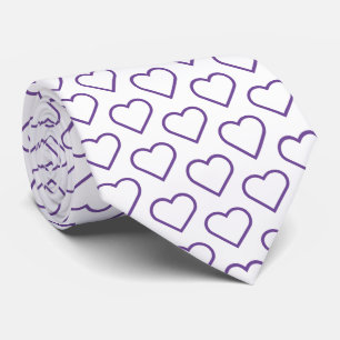Custom Colours Neck Tie with Hearts