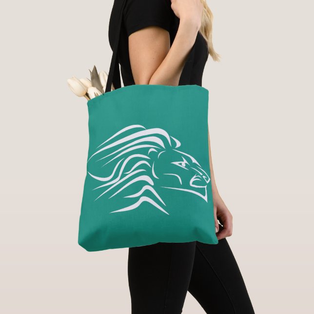Custom Colours Tote Bag with Lion Face (Close Up)