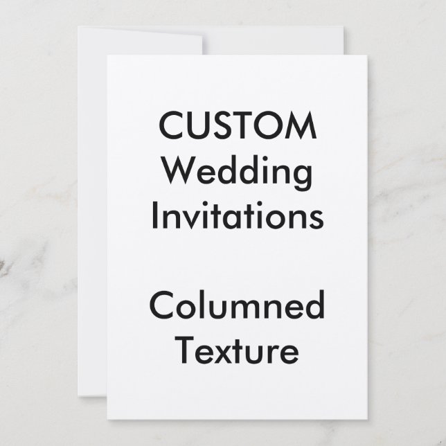 Custom COLUMNED Wedding Invitations 5"x7" (Front)