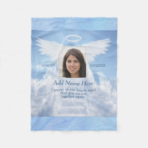 Custom Comforting Photo Memorial Blanket