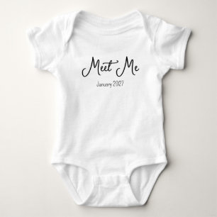 Custom Coming Soon Pregnancy Announcement Baby Bodysuit