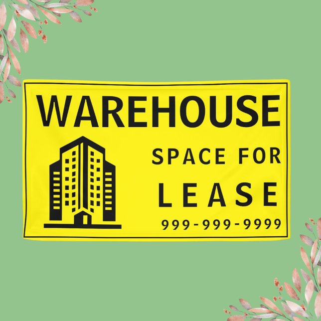 Custom Commercial Warehouse Space for Lease Banner (Creator Uploaded)