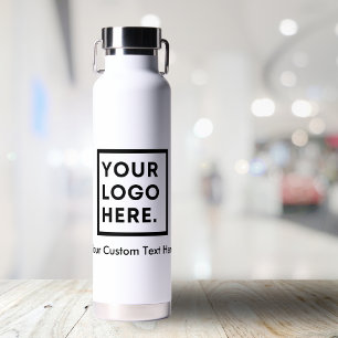 Custom Company Add Text  Logo Personalised Water Bottle