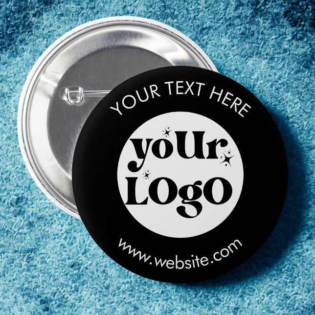 Custom Company Branded Business Logo 6 Cm Round Badge (Creator Uploaded)
