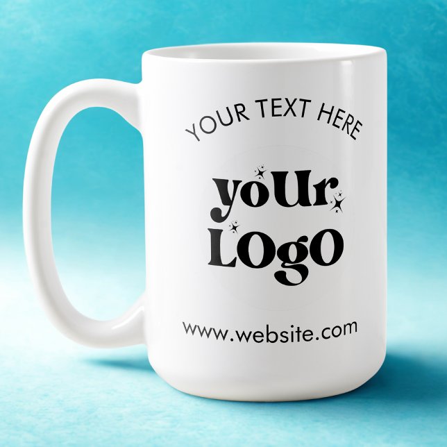 Custom Company Branded Business Logo Coffee Mug (Creator Uploaded)