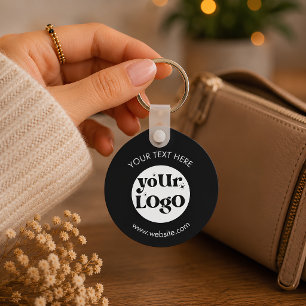 Custom Company Branded Business Logo Key Ring