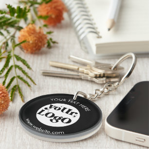 Custom Company Branded Business Logo Key Ring