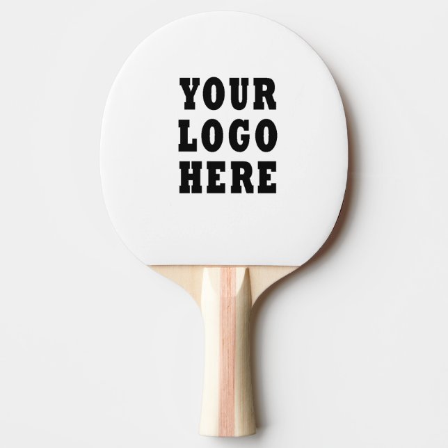 Custom Company Business Brand Logo  Ping Pong Paddle (Front)