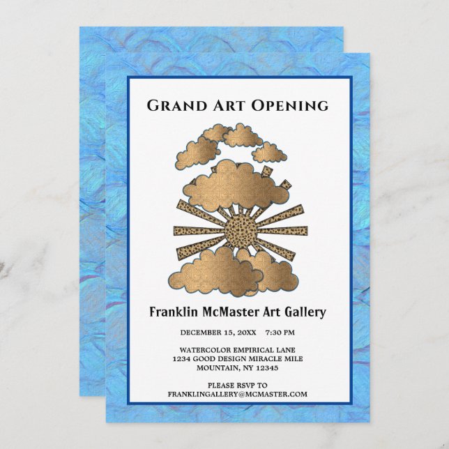 Custom Company Business Corporate Event Invitation (Front/Back)