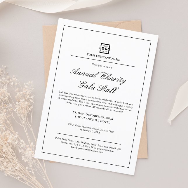 Custom Company Business Corporate Event Party Invitation (Creator Uploaded)