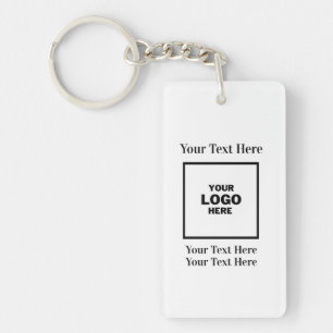 Custom Company Business Logo Branded Professional Key Ring