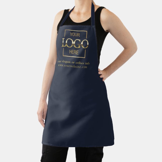 Custom Company Business Logo Corporate Branding Apron (Insitu)