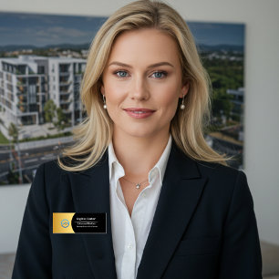 Custom Company Business Logo Employee Magnetic Nam Name Tag