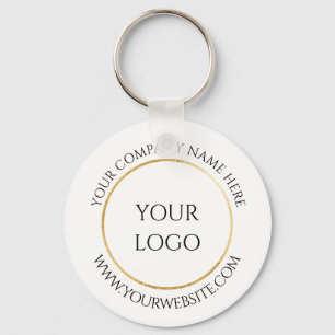 Custom Company Business Logo Key Ring