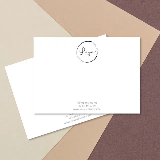 Custom Company Business Logo Promotional Card | Zazzle