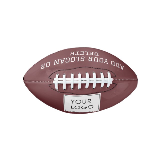 Custom Company Business Logo Promotional Swag Mini Football (Front)