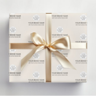 Custom Company Business Logo Promotional Wrapping Paper