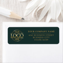 Custom Company Business Logo Return Address