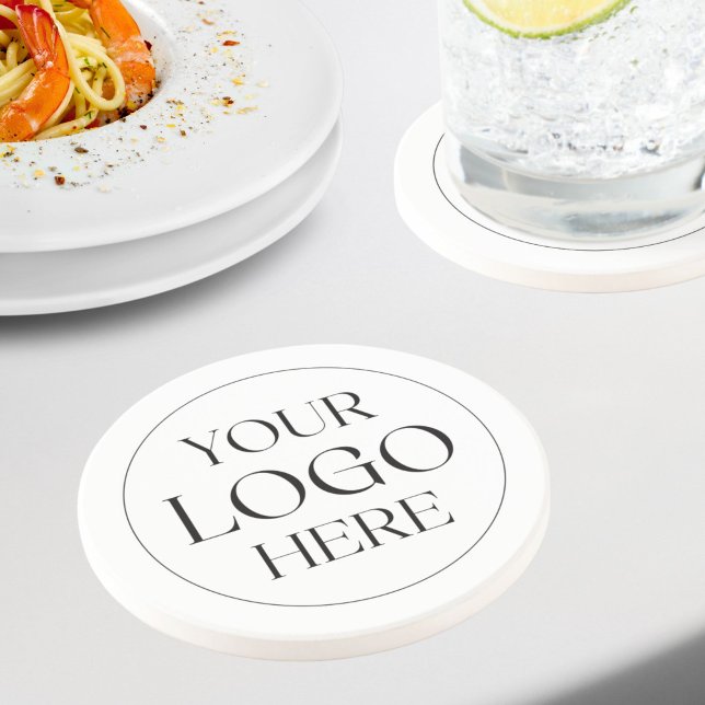 Custom Company Business Logo Simple Coaster (Creator Uploaded)