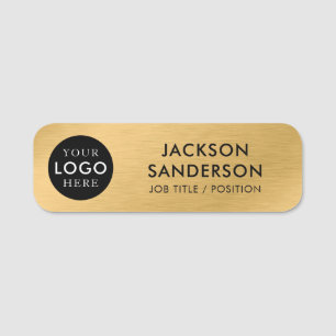 Custom Company Business Logo Staff Employee Name Tag