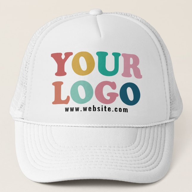 Custom Company Business Logo Trucker Hat (Front)