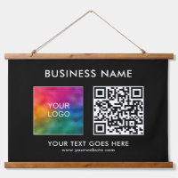 Custom Company Business QR Code Logo Text