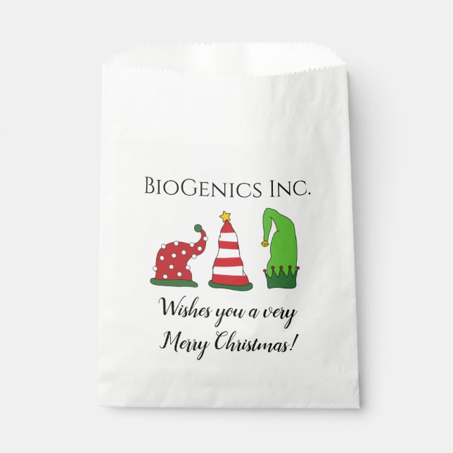 Custom Company Christmas Favour Bag (Front)