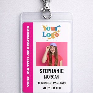 Custom Company Employee ID Photo  Badge