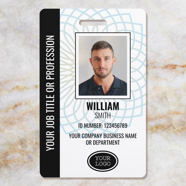 Custom Company Employee ID Photo Badge (Creator Uploaded)