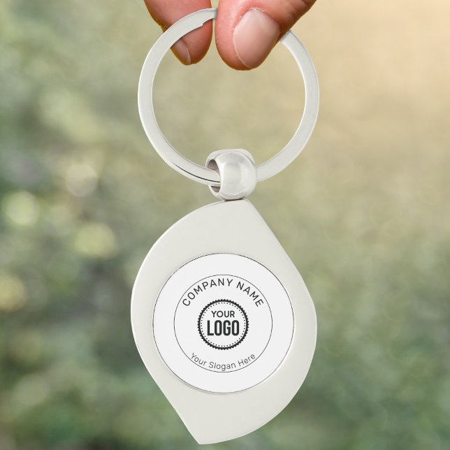 Custom Company Logo And Slogan With Promotional Key Ring (Creator Uploaded)