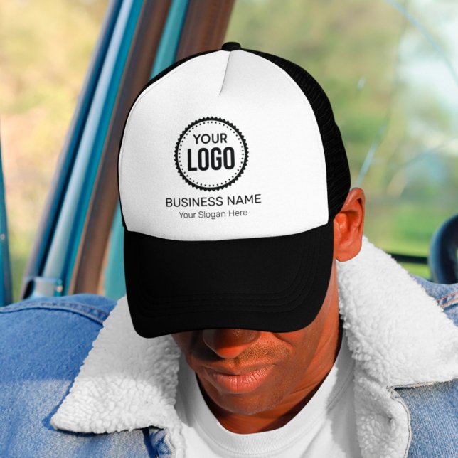 Custom Company Logo And Slogan With Promotional Trucker Hat (Creator Uploaded)