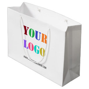 Custom Company Logo and Text Business Gift Bag