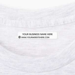 Custom Company Logo and Text Business Labels