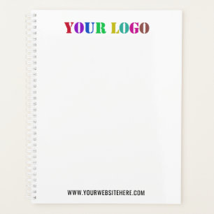 Custom Company Logo and Text Business Planner