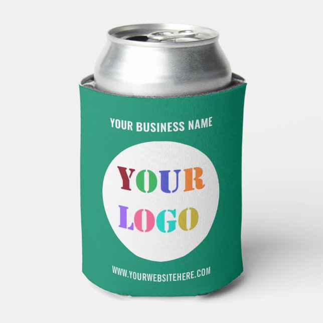 Custom Company Logo and Text Can Cooler Your Colou (Can Front)