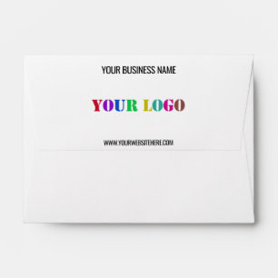 Custom Company Logo and Text Personalised Envelope