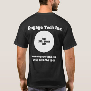 Custom Company Logo Attire (front & back design) T-Shirt