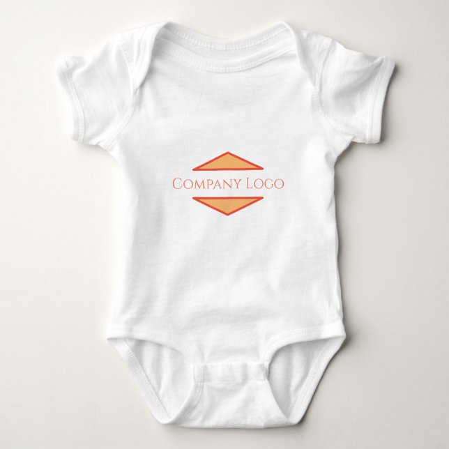 Custom Company Logo  Baby Bodysuit (Front)