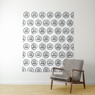 Custom Company Logo Backdrop For Events Tapestry