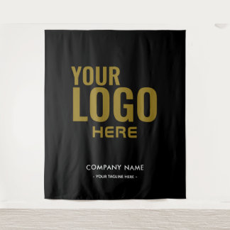 Custom Company Logo Backdrop For Events Tapestry