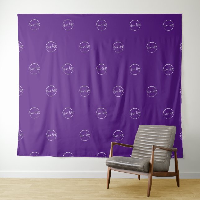 Custom Company Logo Backdrop Tapestry (In Situ (Horizontal))