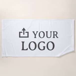 Custom Company Logo Beach Towel